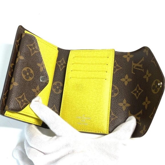 LOUIS VUITTON M40627 Monogram Portefeuille Marie-Lou Compact Trifold wallet - Picture 9 of 14